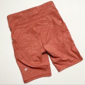 Lululemon High Rise Track and Train Bike Short